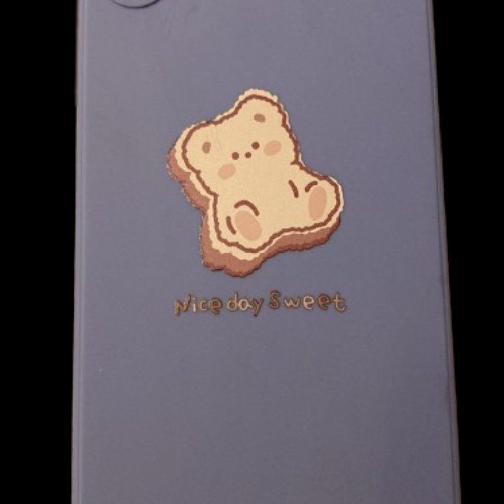 Cute Bear LG K12 K11 2018 K10 K9 K7 K4 2017 G7 Lavender Case